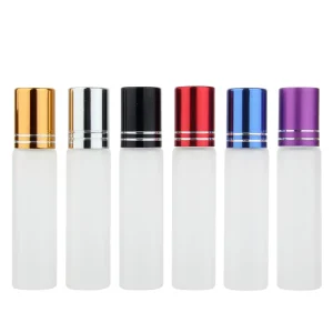 5ml 10ml Glass Essential Oil Roll on Perfume Bottle Empty Perfume Spray Bottle Roll on Bottle With Steel Roller Ball