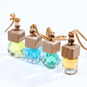5ml 17ml Diffuser Car Air Freshener Hanging Perfume Bottle Glass Aromatherapy Fragrance Essential Oil Pendant