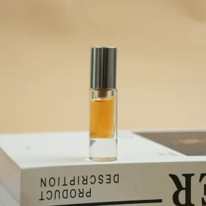 5ml Crimp Bottles Unbreaken Glass Bottles 5ml Crimp Neck Perfume Glass Bottle With Long Black Cap