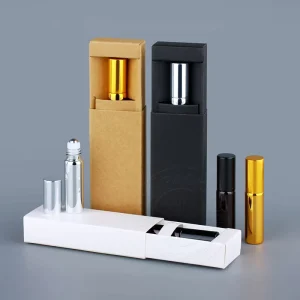 5ml Glass Perfume Roller Bottle Gold Silver 10ml Roller Bottle Packaging Box 10ml Roller Ball Essential Oils