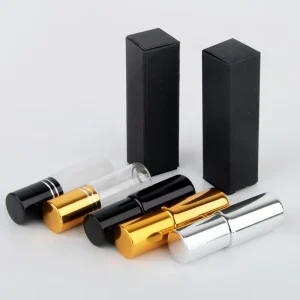 5ml Glass UV Coating Roll On Refillable Roller Bottle with Custom Logo