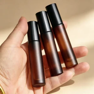 5ml Perfume Roll on Amber Glass Bottle Deodorant Roller Bottle Essential Oil Roll on Bottle Packaging