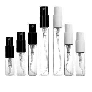 5ml Perfume Travel Refillable Bottle Cologne Sample Pocket Small Travel Size Empty Glass Spray Perfume Refill Bottles
