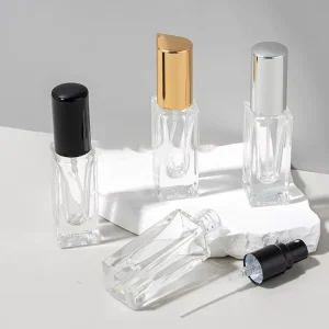 5ml Portable Travel Perfume Sample Bottle Transparent Thick Bottom Perfume Bottle