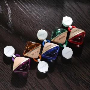 6ml 8ml 10ml Wooden Cap Car Air Purifier Hanging Perfume Diffuser Bottle for Car Air Freshening and Aromatherapy