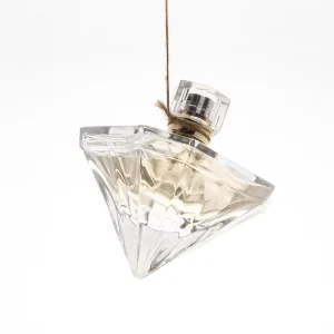 75ml Perfume Bottle Diamond Shape Perfume Spray Bottle Customized Empty Perfume Bottle