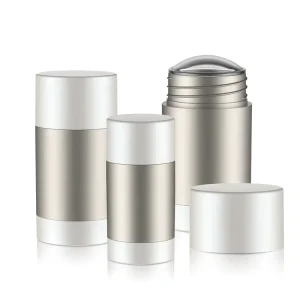 75ml White Plastic Roll Bottle Deodorant Empty Perfume Roll On Bottle Plastic Deodorant Container