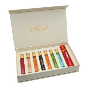 7pcs Mood Mini Perfume Set – 10ml Portable Travel Size Fragrance Gift Set with Atomizer