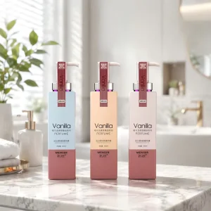 800ml Vanilla Perfume Hair Care 3pcs Set 48H Long Lasting Fragrance Anti-Oil Anti-Dandruff Silky Leave-In Shampoo Conditioner