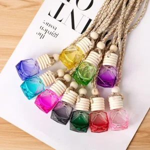 8ML Car Unique Multicolor Perfume Freshener Bottle Perfume Pendant Essential Oil Ornaments