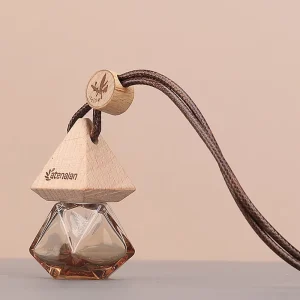 8ml Car Hanging Rope Aromatherapy Bottle Mini Volatile Glass Refillable Essential Oil Empty