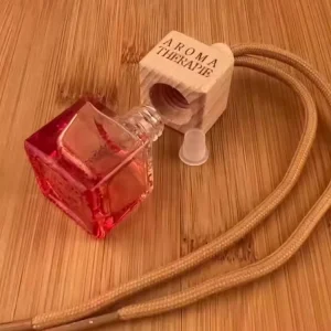 8ml Refillable Car Hanging Glass Perfume Bottle Pendant Hanging Diffuser Bottles Perfume Aromatherapy Bottle