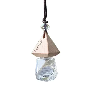 8ml Square Clear Aromatherapy Aroma Diffuser Glass Air Freshener Perfume Bottle