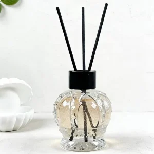 Accept Custom Logo and Colour Aroma Bottle 100ML Luxury Air Freshener Aromatherapy Scented Container Reed Diffuser Glass Bottle