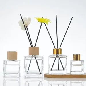 Air Home Flower Glass Aromatherapy Diffuser Custom Aroma Diffuser Reed Fragrance Bottle