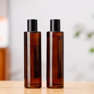 Apothecary Style 100ml Amber Glass Bottle for Perfume Empty Cylinder Amber Glass Perfume Bottle with Fine Mist Sprayer