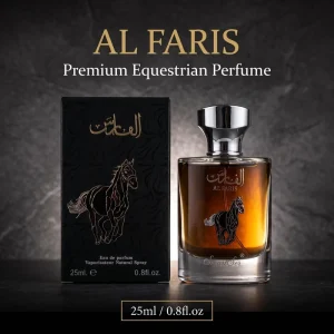 Arabian Equestrian Theme Eau De Perfume 25ml Portable Light Perfume with Horse Engraved Bottle for Daily Commute Dating