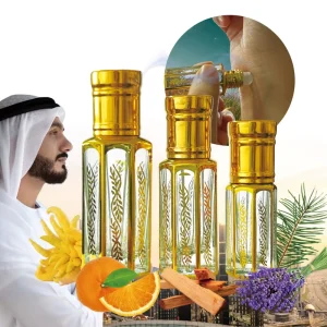 Arabian Men’s 3 6 12ml Long Lasting Lavender Classical Woody Fragrance Parfum Roll on Perfume Oil