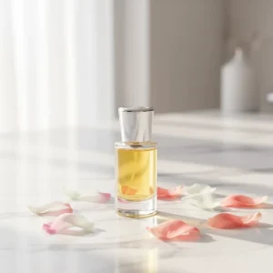 Aroma Garden 5 Pack 10ml Travel Portable Leak proof Glass Perfume Sample Set Cork Lids Luxury Scent Mini Size Elegant