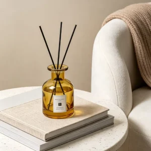 Aromatherapy Essential Oil Diffuser Aroma Reed Diffusers Glass Bottle with Sticks