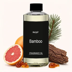 Bamboo 500ml Pure Organic Blend Natural Cold Air Diffuser Perfume Essential Oil Electric Hotel Use Tabletop