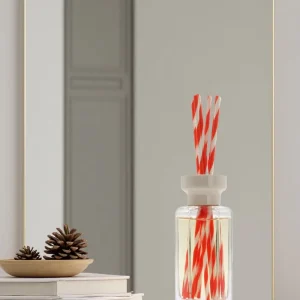 Bathroom Plug-In Mockup Unique Appearance Good Quality Support Customized Glass Perfume Bottle Flat Reed Diffuser Grand Style