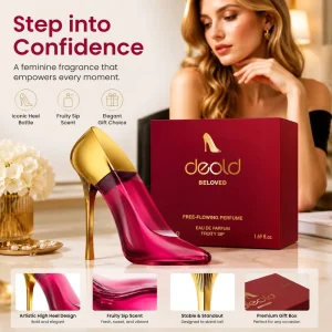 Beloved Pink Transparent High Heel Perfume Fruity Sweet EDP 50ml Gift Box