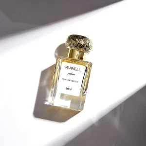 Best Selling Luxury Glass Perfume Bottle 30ml 50ml 100ml Perfume Bottle with Box Packaging and Luxury Lid