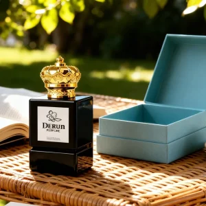 Black Empty Square 30ml 50ml 100ml Men’s and Unisex Natural Perfume Bottle Parfum with Box Packaging Gold Label