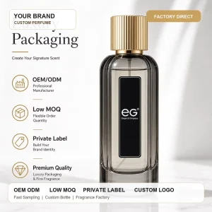 Black Gold Perfume Spray Eau De Parfum OEM ODM Factory Custom Logo