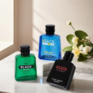 Black Knight Men’s Perfume Long-Lasting Light Fragrance Cologne Patchouli Marine Woody Notes