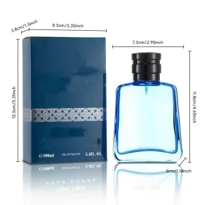 Blue Perfume with Long lasting Fragrance, Suitable for Everyday Wear, Sexy Men’s Cologne Gift with Attractive Scent