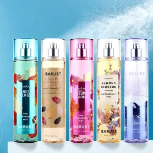 Body Spray for Women 236ml Berry Fragrance Mist Long Lasting Solid Perfume with Liquid Form Notes of Blooms and Almond Glaze