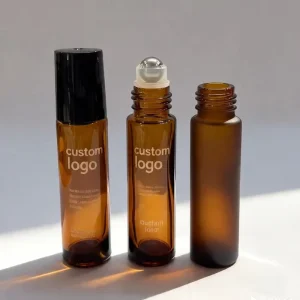 Bouteille Huile Glass Skincare Packaging Cosmetic Bottle Packaging Perfume Roller Bottle