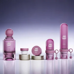 Bulk Empty 30ml 50ml 100ml Spray Pump Cap Set Stylish Custom Unique Luxury Glass Perfume Bottles with Screen Printing