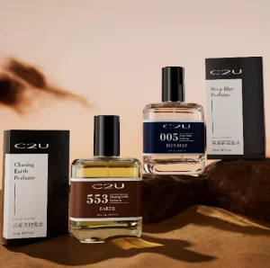 C2U Chasing Earth & Blue Deep Perfume Gift Set 230ml Spicy Woody & Woody Amber Scent
