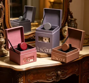 Car Air Freshener Solid Perfume Set with Oil Diffuser Long Lasting Fragrance Premium Gift Box