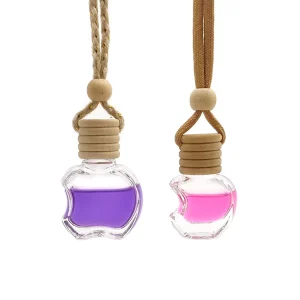 Car Aromatherapy Pendant Hanging Perfume Empty Glass Bottle 10ml Fragrance Aroma Diffuser