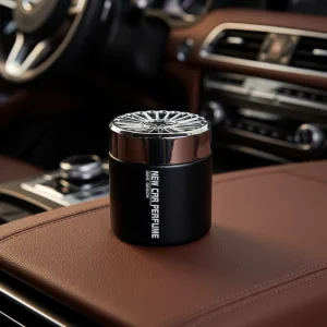 Car Interior Accessories Scent Essential Oil Mini Perfume for Solid Long Lasting Car Air Freshener Gel Diffuser Packaging