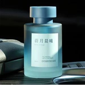 Car Perfume Luxury Design 120ML Long Lasting Fragrance Home Aromatherapy Glass Perfume Air Fresher with Natural Evaporation
