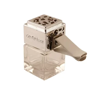 Car Scent Perfume Glass Bottle Aromatherapy Scented Car Diffuser 8ml Air Freshener Square Car Perfume Bottle Diffuser