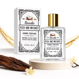 Charming Whiskey Men’s Perfume Cologne Fragrance Long Lasting Elegant Fresh and Not Overpowering OEM