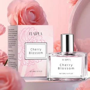 Cherry Blossom Perfume Mist Spray 30ml Eco Friendly Alcohol Free Fresh Elegant Fragrance Long Lasting Gentle Women