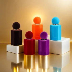 Clear Glass Perfume Bottles Flocking Glass Bottle Ideal for Personalization and Custom Labels