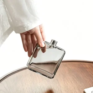 Contemporary Smoky Glass Square 100ml Diffuser Bottle Reed Empty Container for Home Fragrance Essential Oil Aromatherapy Use