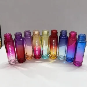 Cosmetic Glass Skincare Oil Bottle 10 ml Roll on Bottle