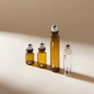 Crimp Portable 10ML Perfume Liquid Spray Travel Mosquito Repellent Glass Bottle