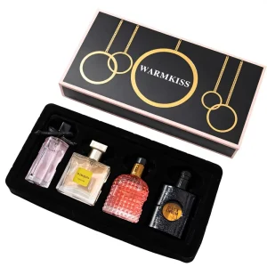 Cross border Best-selling Womens Perfume Four piece Set Long-lasting Light FragranceFloral Orchid Milky Gift