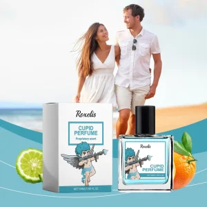 Cupid Cologne Perfume Spray Woody Modern Luxury Graphic Design Gentle Elegant Long lasting Fragrance Portable for Couples’ Date