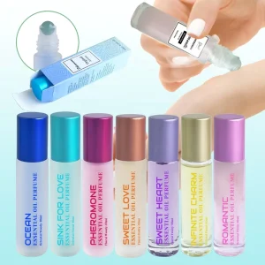 Custom 10ml Sweet Floral Fruity Woody Ball Roller Parfum Pheromone Essential Oil Roll on Perfume